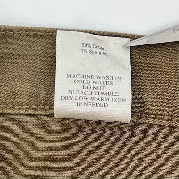 JustUSA Stitch Fix Women's Cargo Mini Skirt Size XL Olive Green Cotton Stretch - Picture 5 of 7